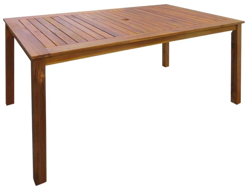 42611 vidaXL Set mobilier de exterior, 7 piese, lemn masiv de acacia