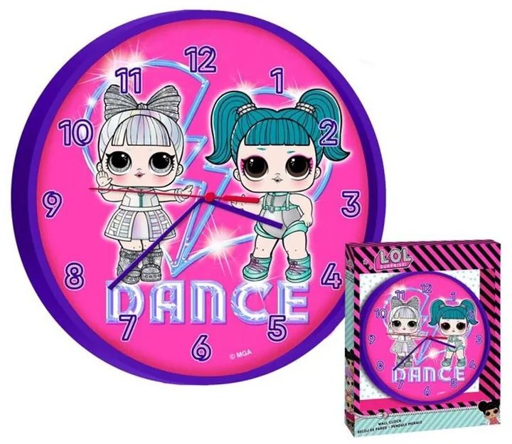 LOL Surprise Ceas de perete Dance 25 cm