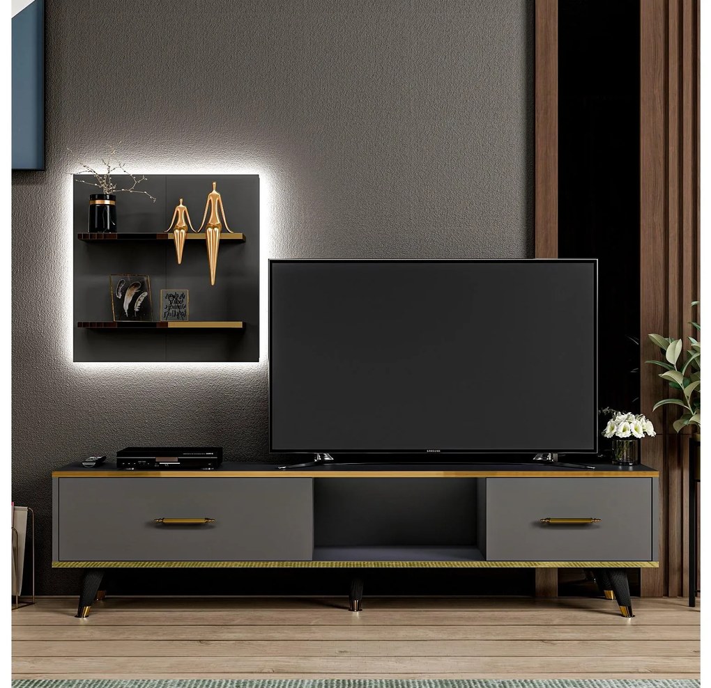 Mobilier living Mevala 2 (antracit) . 1095634