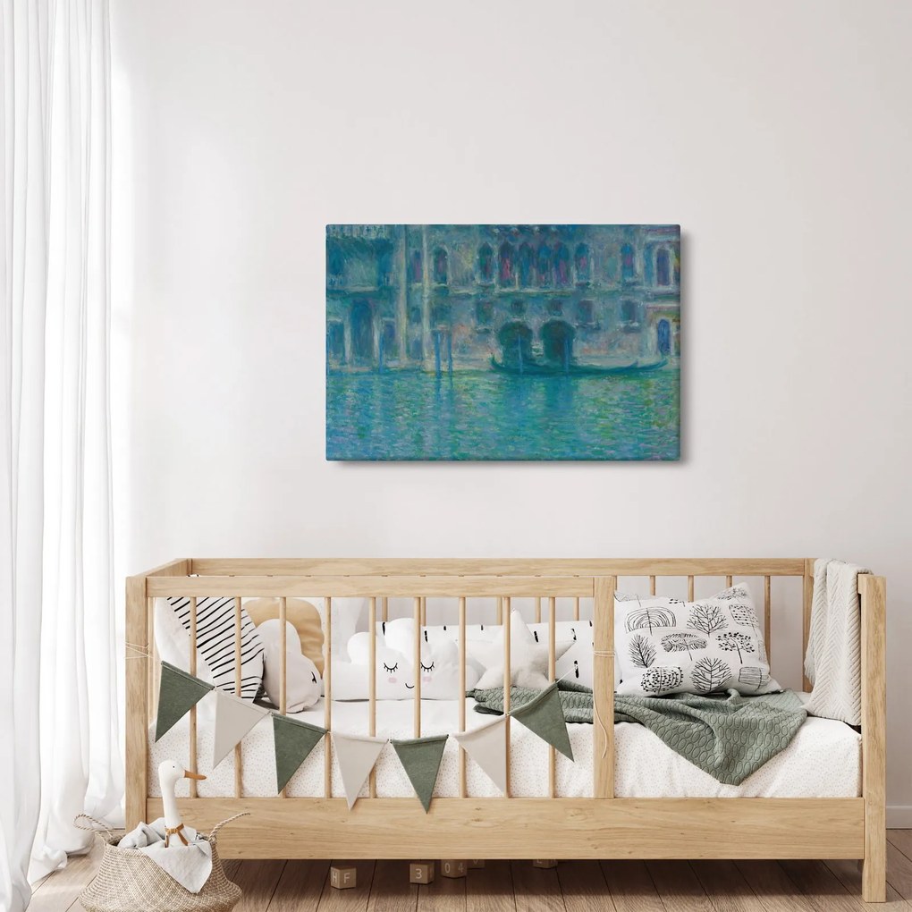 Tablou - Claude Monet, Palazzo da Mula, Venice, reproducere (90x60 cm)