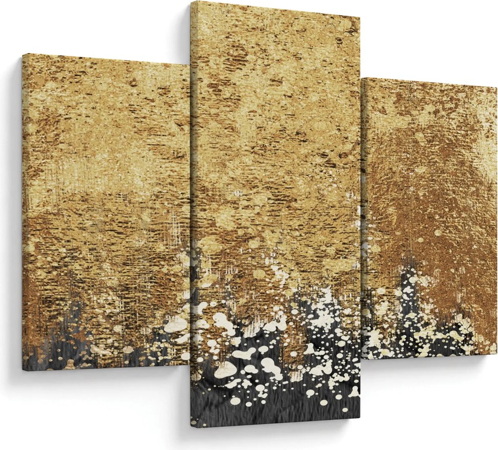 Tablou - Structura de aur N⁰3 (90x60 cm)