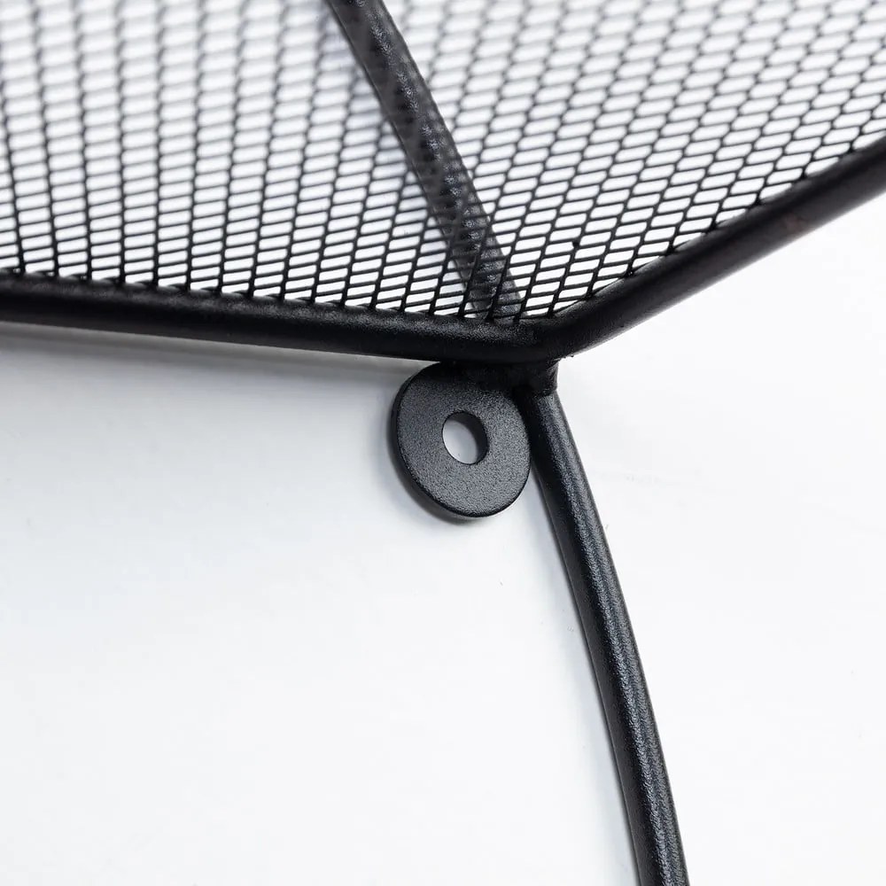 Raft de perete rotund Kave Home, ø 55 cm, negru