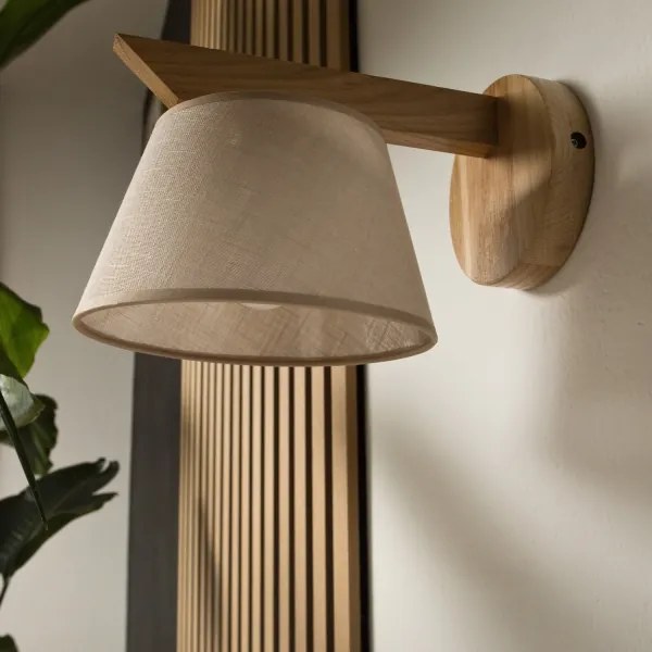 Aplica de perete ANTONIO 1xE14/40W/230V stejar