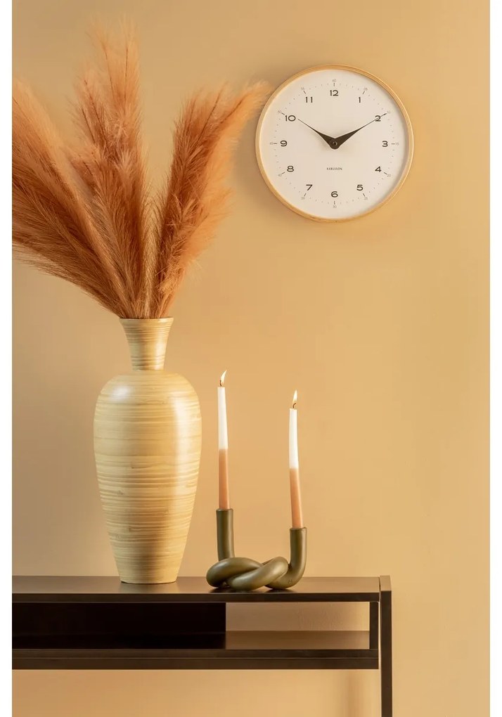 Karlsson 5995WH ceas de perete design alb, dia. 30cm