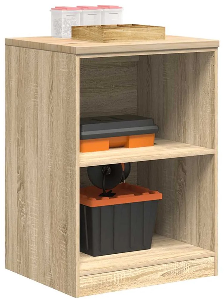 vidaXL Dulap depozitare garaj Stejar Sonoma 60x51x85 cm lemn masiv pin