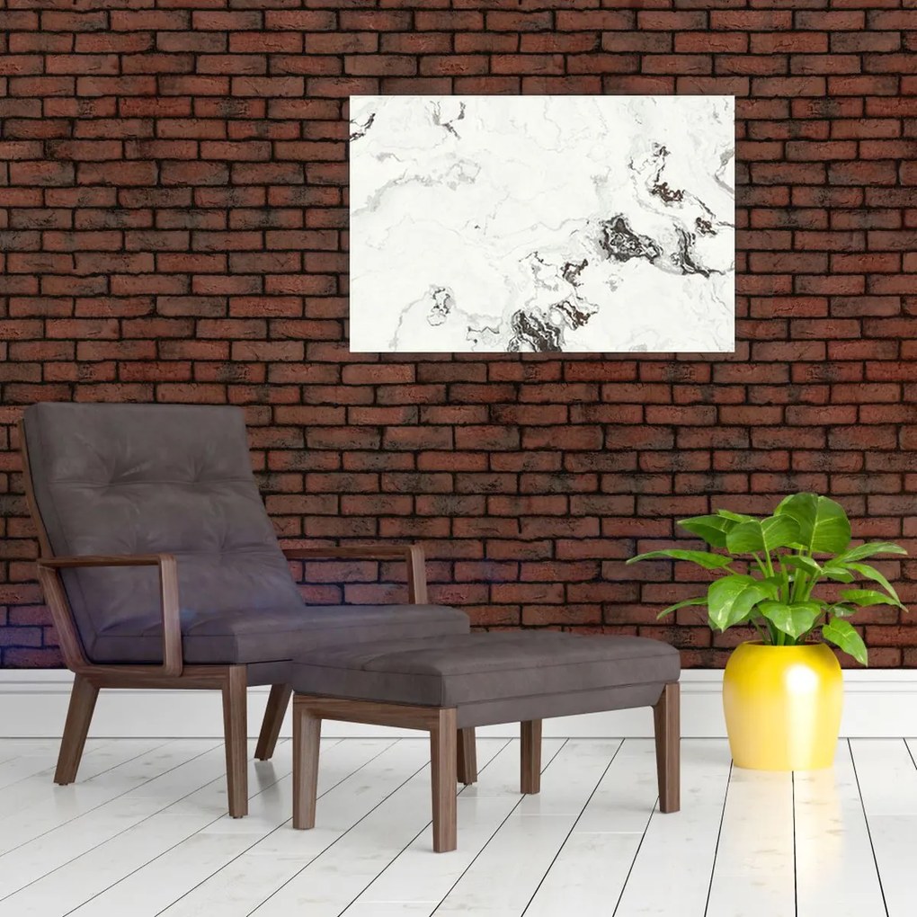 Tablou - Marmură albă (90x60 cm)