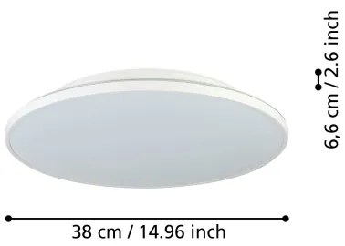 Plafonieră LED CRESPILLO LED/21W/230V d. 38 cm Eglo 99726