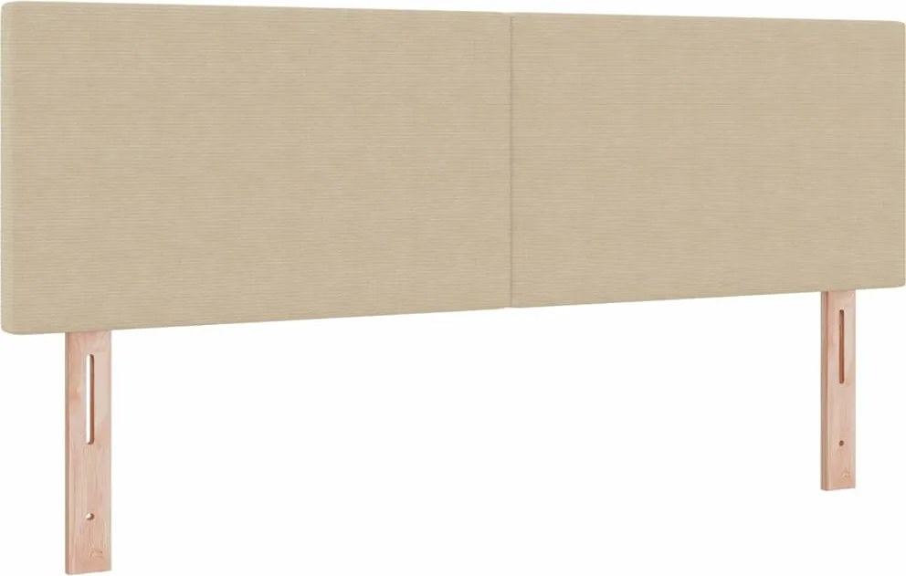 vidaXL Tăblie cap Verde deschis gri 144 cm Țesătură din corduroy