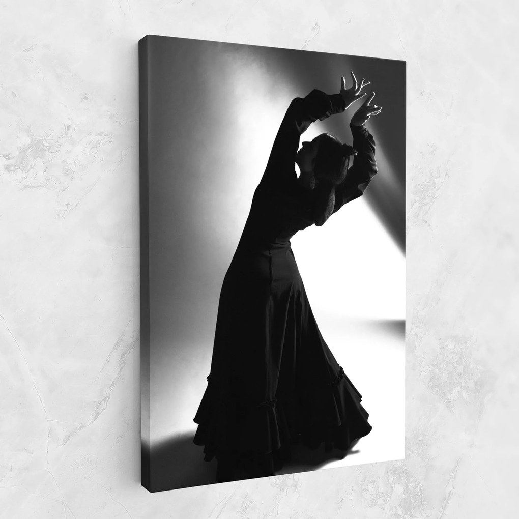Tablou Canvas, 70x100cm, Dormitor si Living, Femei, Siluete, Full Shot Dancer