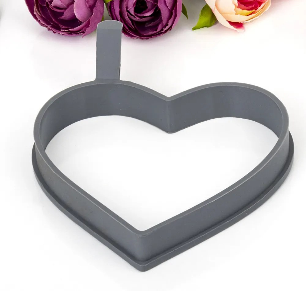 FORMA SILICON HEART PENTRU OU, 12 CM