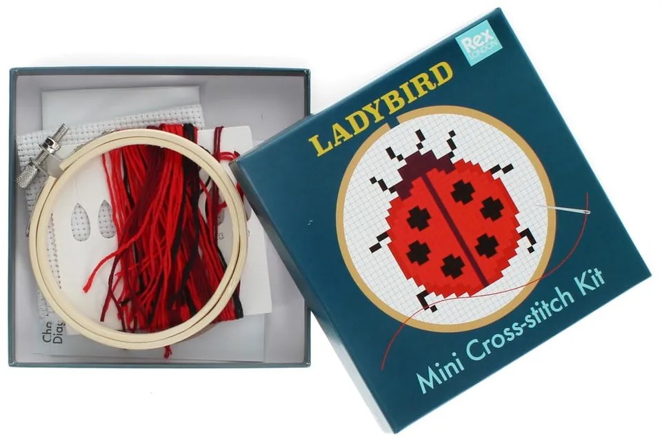 Set creativ Cross-stitch Kit Ladybird – Rex London