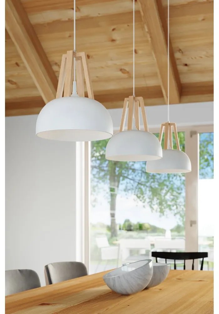 Lustră Sollux Olla, alb