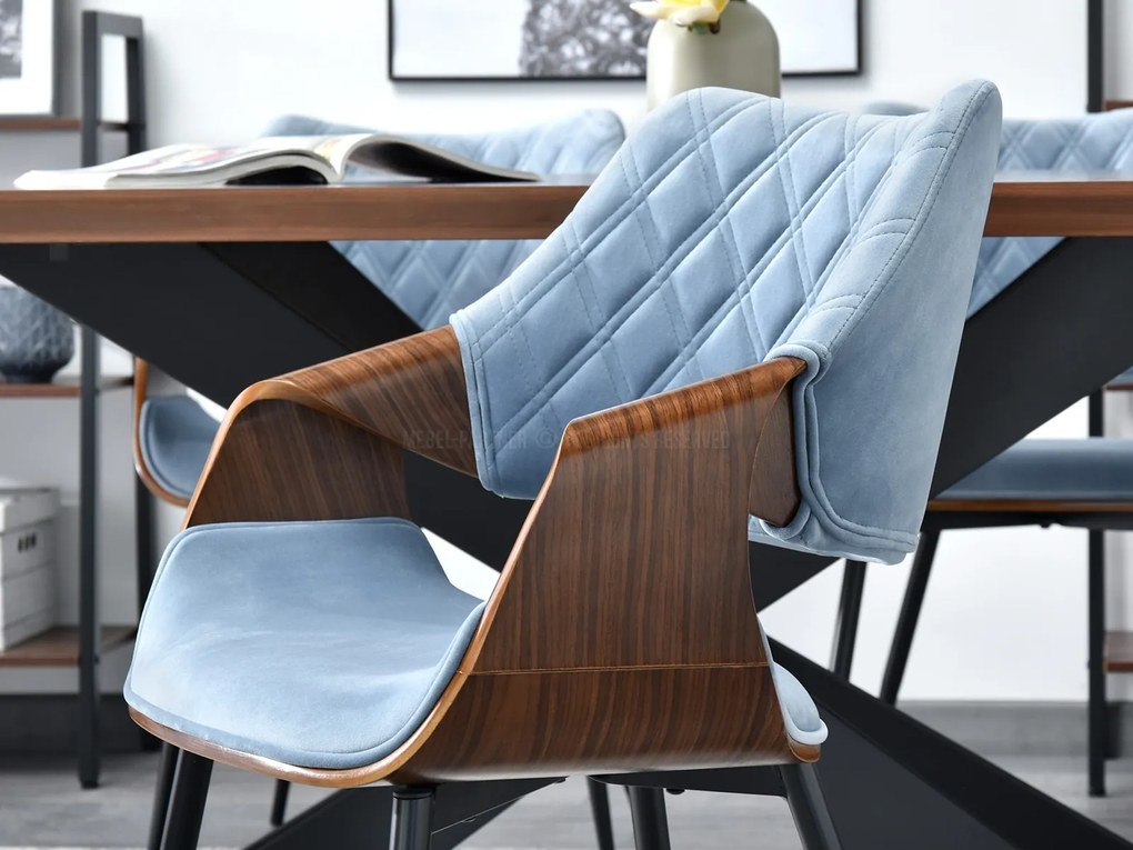 Scaun Rolf K (albastru + negru). Promo -30%. 1111257