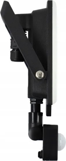 Proiector LED exterior cu senzor de mișcare, 50 W, 230 V, 4500 K, IP65, negru