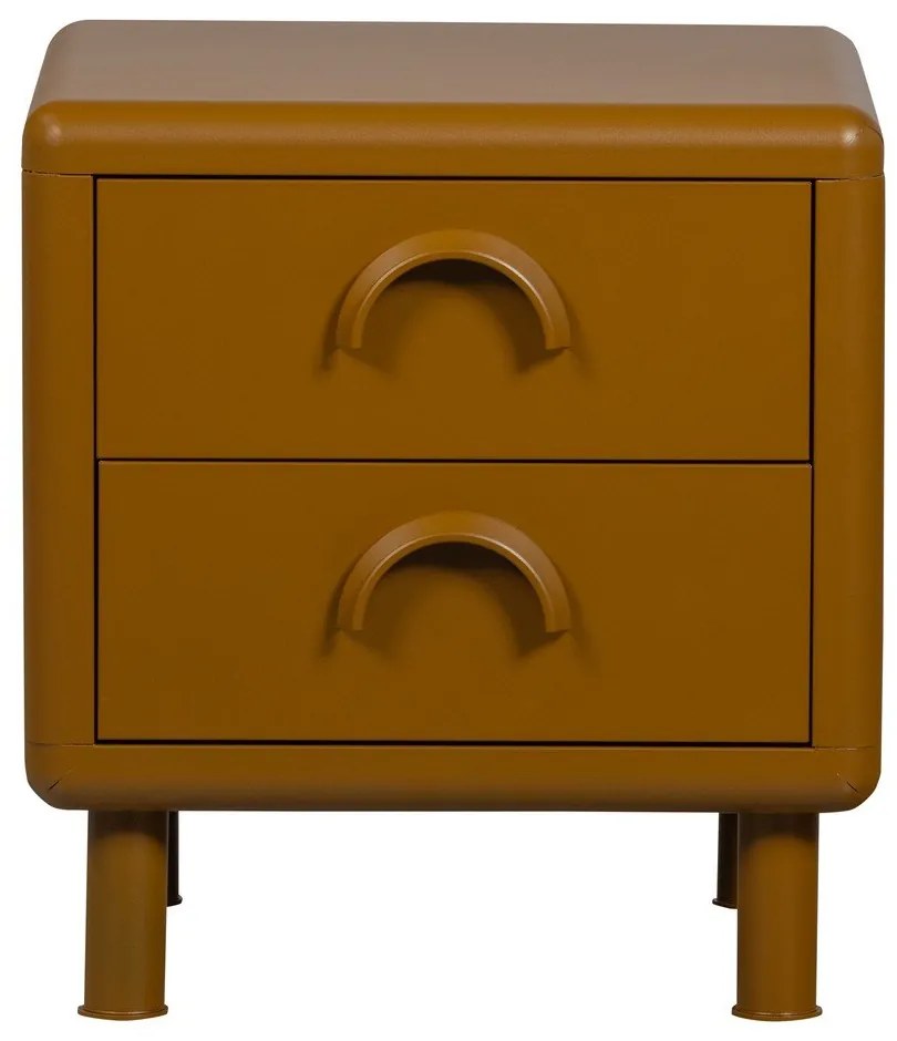 Noptieră galben ocru din metal Rune – WOOOD