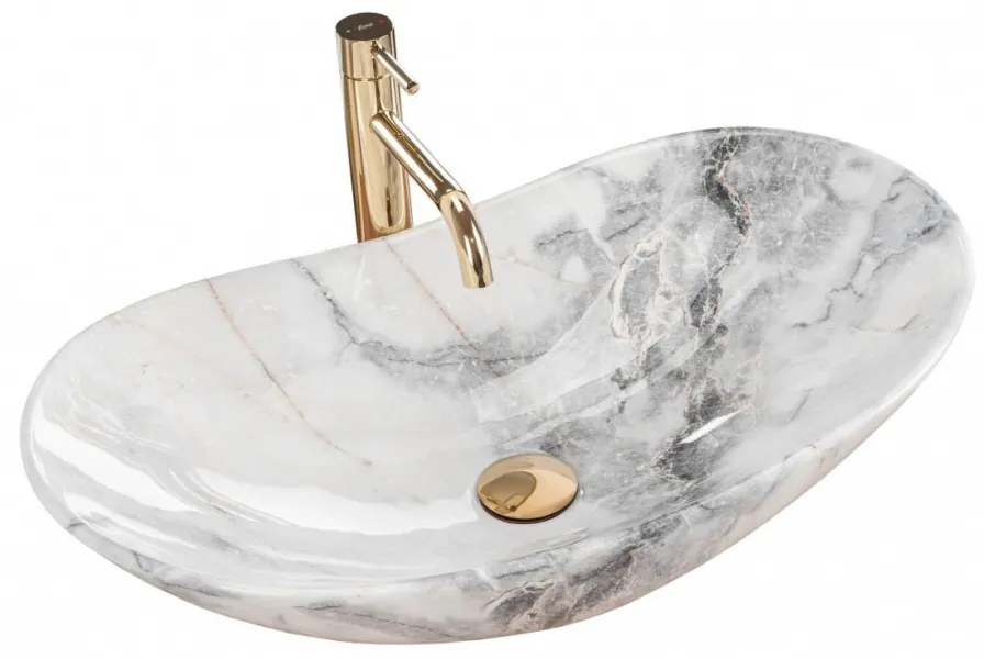 Lavoar Royal Marmura ceramica sanitara - 60,5 cm