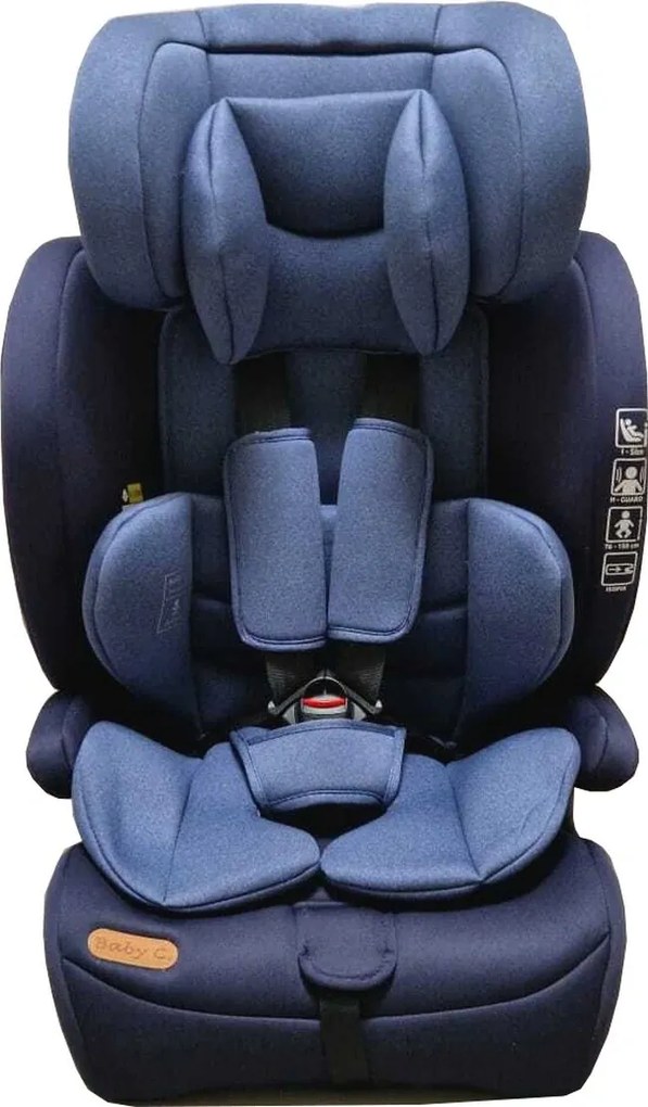 Scaun Auto cu Isofix Baby Care™ Safety Plus, Omologare R-129 i-Size, 9-36 kg, Tetiera reglabila, Sistem de prindere in centura de siguranta, Husa