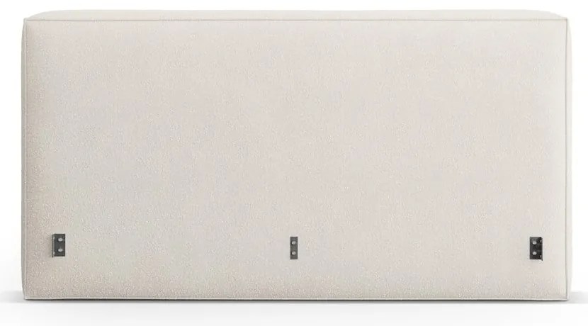 Tăblie de pat crem tapițată 209x100 cm Olivia – Micadoni