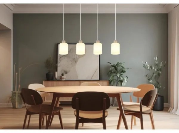 Globo 54114-4H - Lustră pe cablu TRENT 4xE27/40W/230V