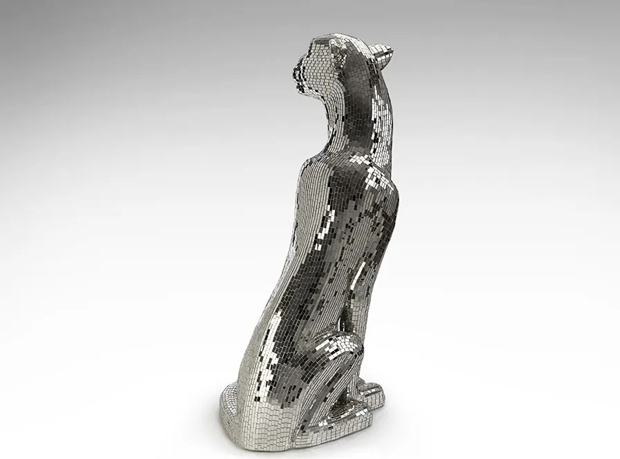 Figurina decorativa design lux Leopard Baguira RIGHT SV-523306