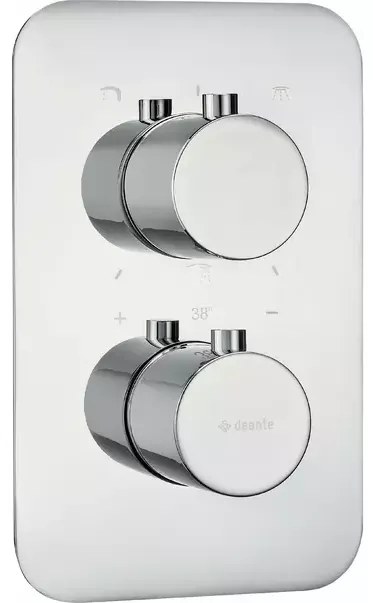 Corp incastrat pentru baterie dus Deante Box crom