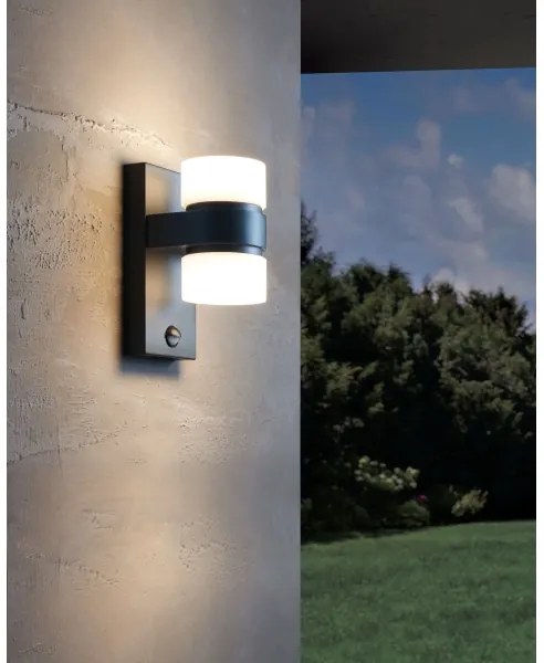 Eglo 96276 - LED Corp de iluminat perete exterior cu senzor ATOLLARI 2xLED/6W