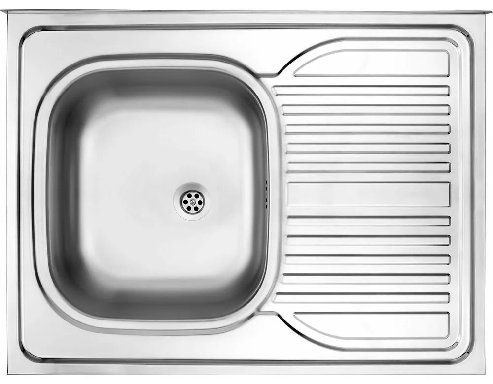 Chiuveta Deante Tango inox satinat cu cuva orientata pe stanga 80x60 cm