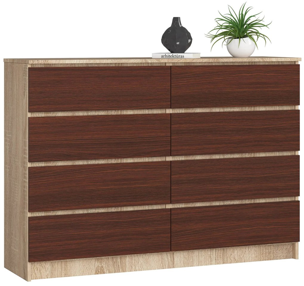 Comodă Keanu III (Stejar sonoma + wenge). 1069397