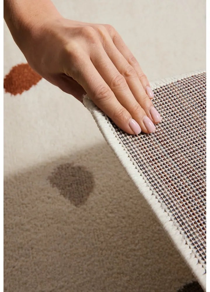 Covor pentru copii crem 200x290 cm Funny Dots – Hanse Home