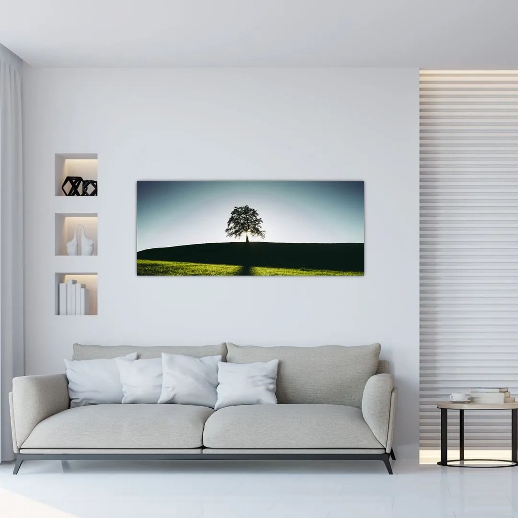 Tablou cu natura - copac (120x50 cm)