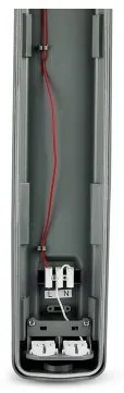 Corp led 2x18W etans IP65, tub inclus, 3400 lumeni, lumina rece, 6400K