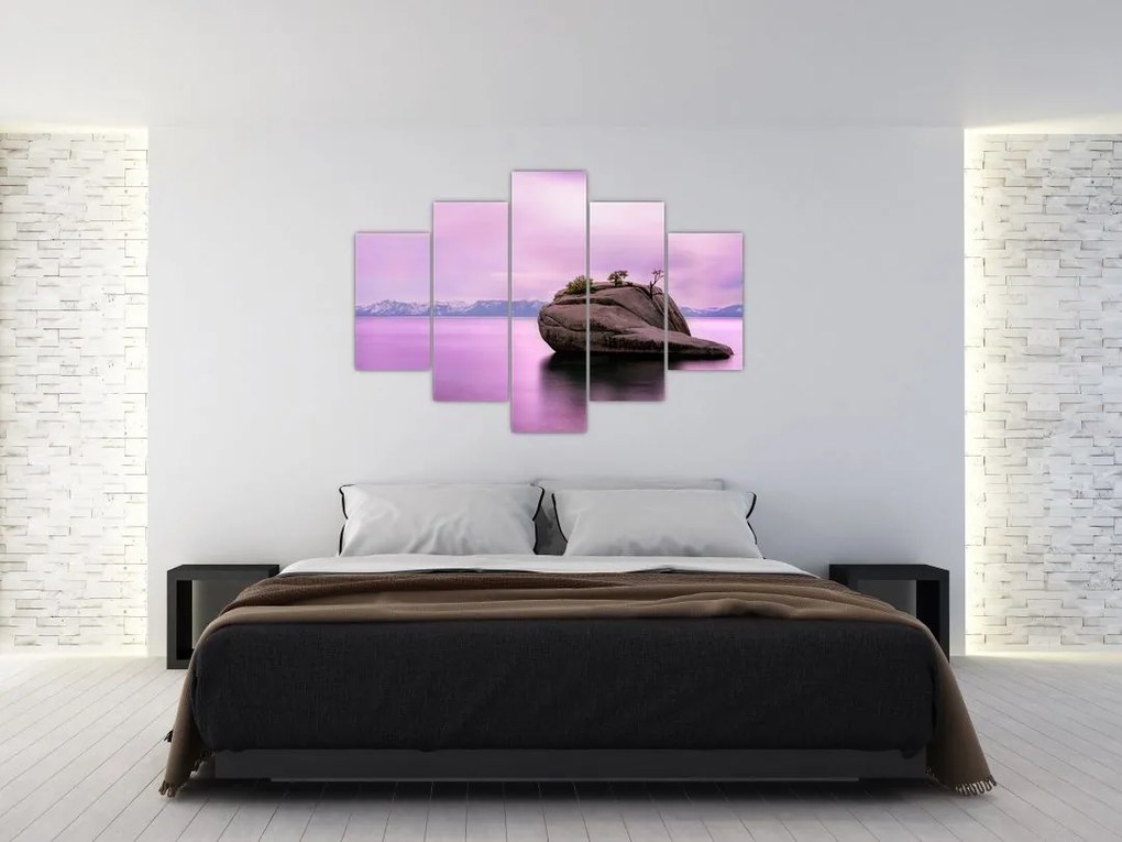 Tablou cu piata în mare (150x105 cm)