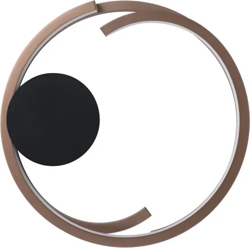 Eglo 901825-LED Plafonier MEZZOMONTE 2x LED, 20W, 230V, Ø48 cm, bronz + telecomandă