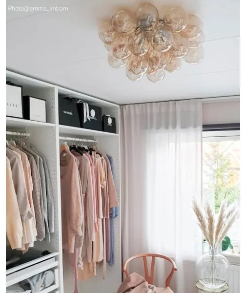 Plafonieră ByRydens 4202240-5503 GROSS 6xG9/5W/230V fumuriu/maro