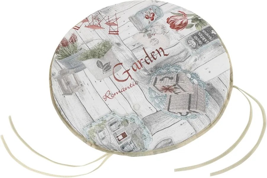 Pernă rotundă netedă Bellatex Ema Terasa, 40 cm