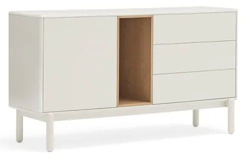 Comodă crem 140x76x40 cm Corvo – Teulat