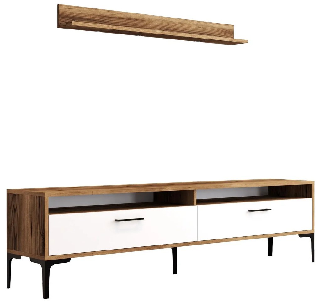 Mobilier living Irma (Alb + Nuc). 1088661