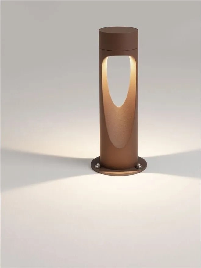 Stalp exterior IP65 LED ROW corten H-30cm