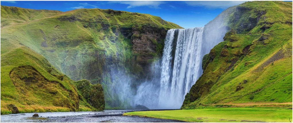 Tablou - Cascada Seljalandsfoss (120x50 cm)