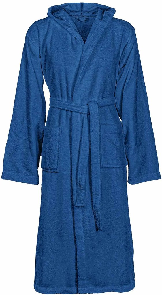 vidaXL Halat de baie KINN albastru XXXL Bumbac