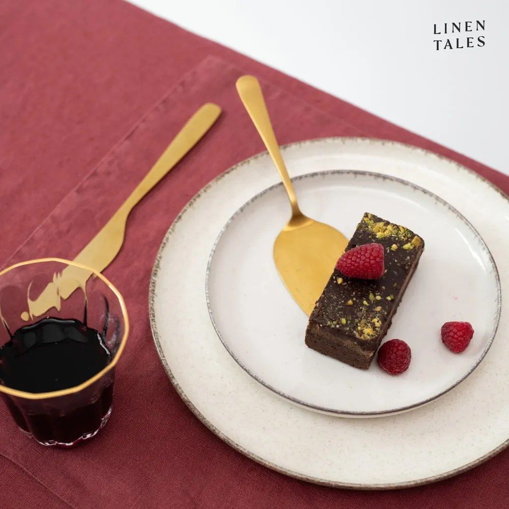 Suport pentru farfurii din in 35x45 cm Marsala – Linen Tales