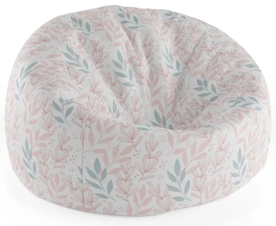 Sac de șezut Cocoon frunze roz și albastre, colorat