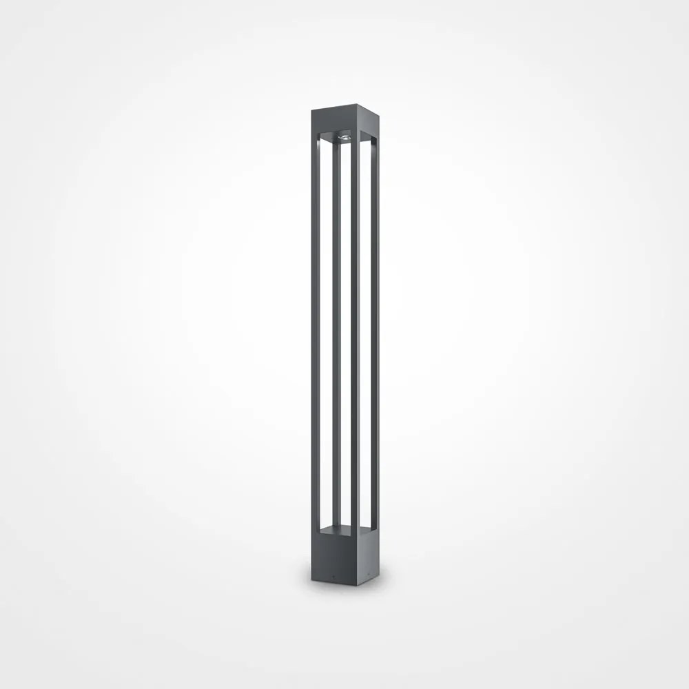 Stalp LED pentru iluminat exterior IP65 Elbe grafit H-100cm