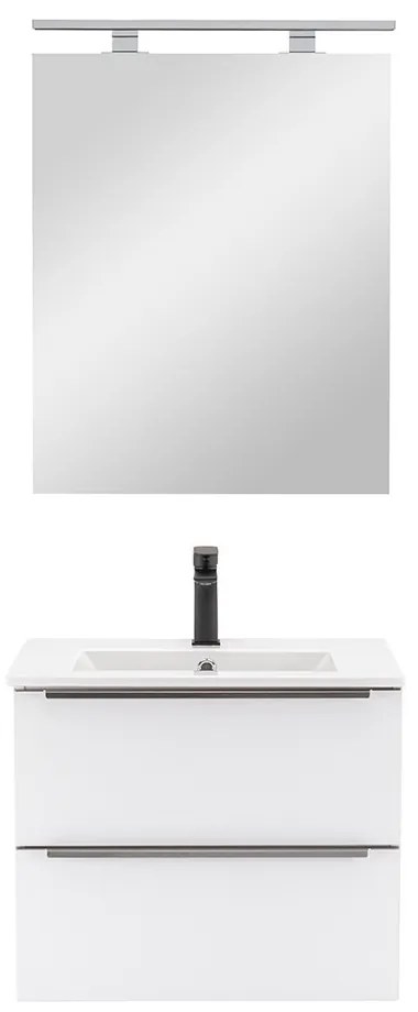 Mobilier complet de baie Vario Trim 60 antracit-alb