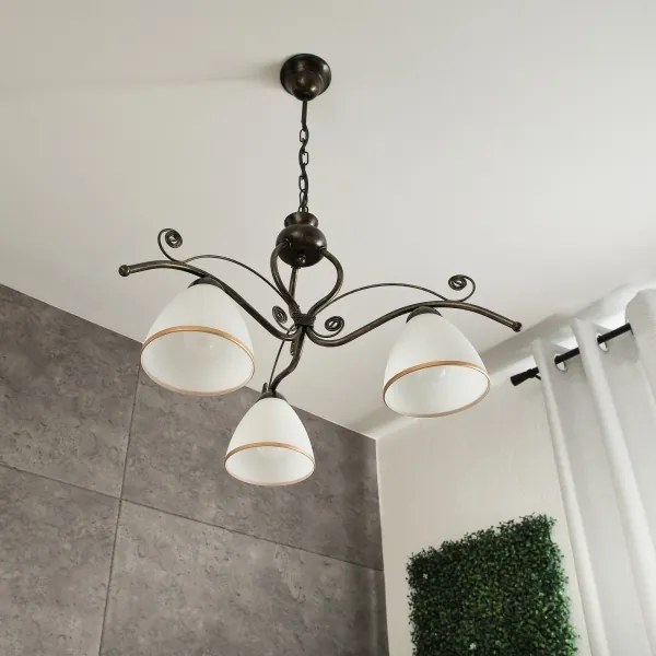 Lustră pe lanț RETRO II 3xE27/60W/230V