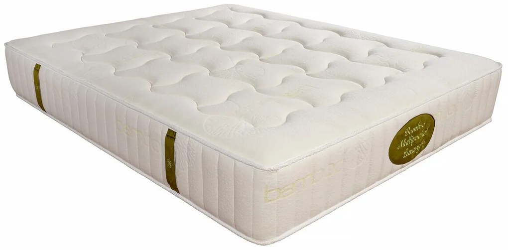 Saltea anatomica, Nature Pocket Bamboo Memory Evolution, 140x200x30 cm, Latex, Arcuri Pocket, 7 Zone de Confort