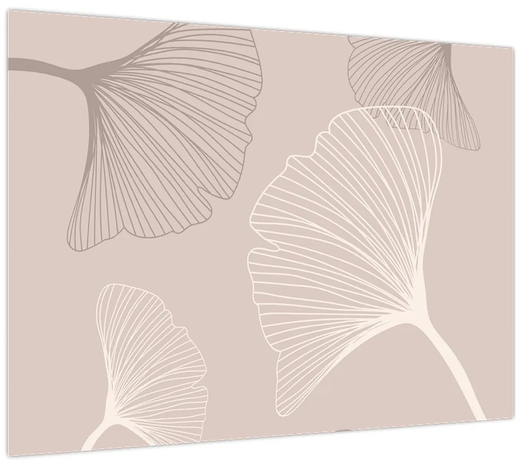 Tablou - Frunze bej N⁰6 (70x50 cm)