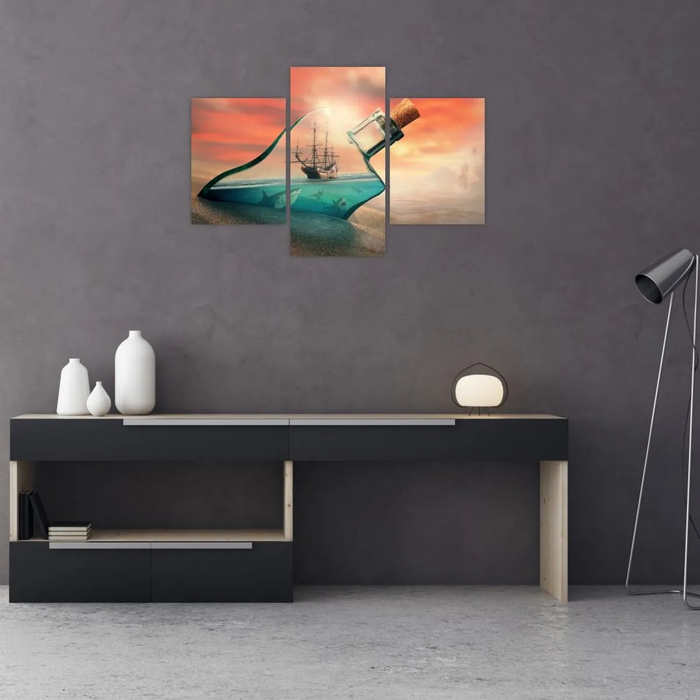 Tablou - Viața in sticla (90x60 cm)