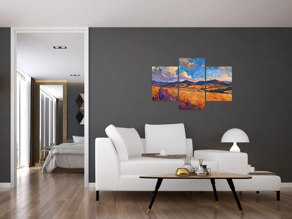 Tablou - Pictură în ulei de peisaj (90x60 cm)