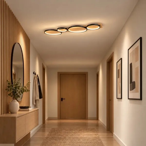 BRILAGI - Plafonieră LED PLANK LED/38W/230V 4000K 40x120 cm lemn